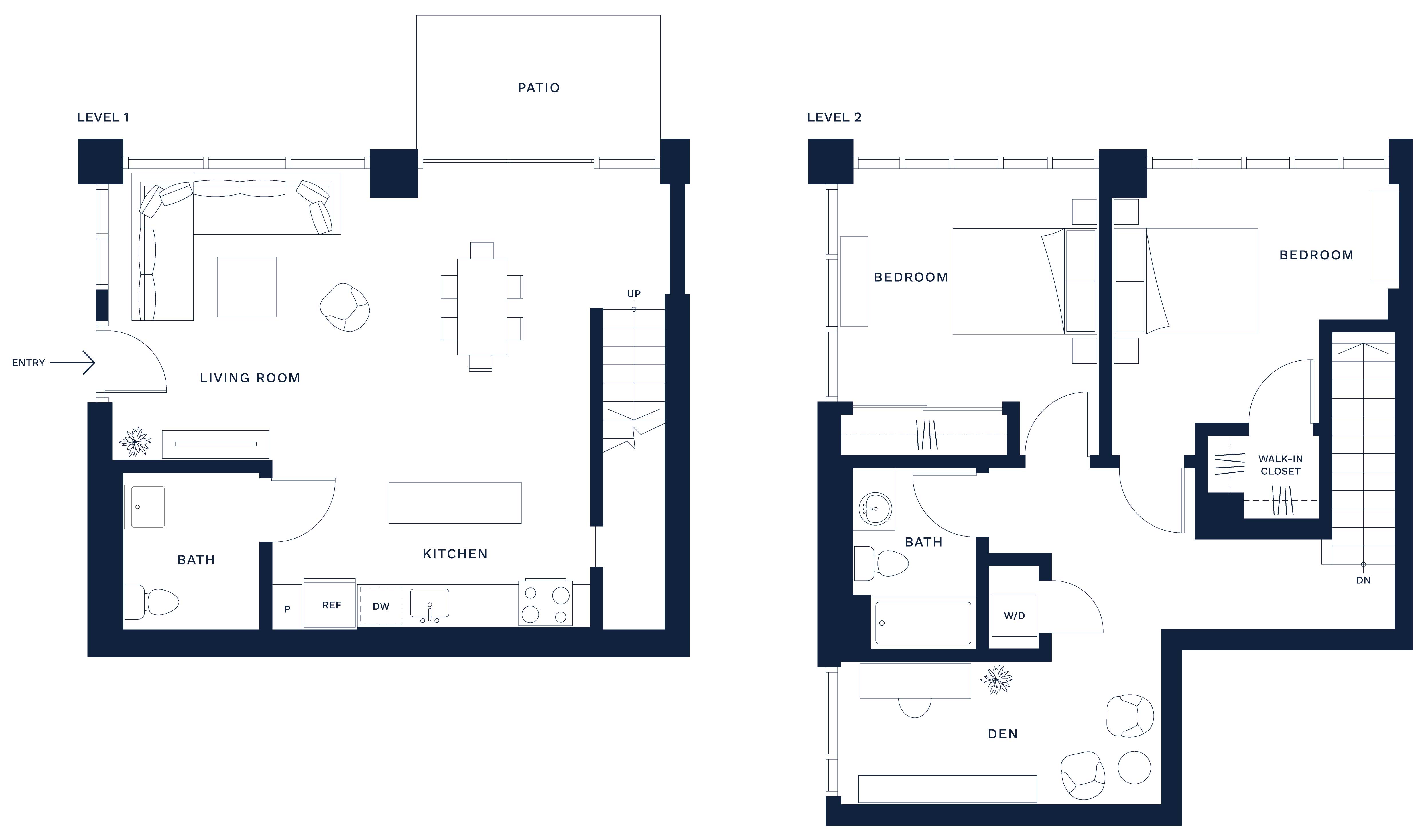 2 Bed/2 Bath L/W-01