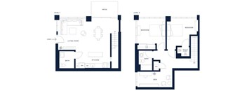 2 Bed/2 Bath L/W-2B