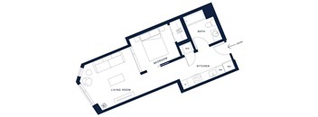 1 Bed/1 Bath-A