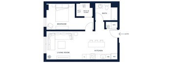 1 Bed/1 Bath-C1