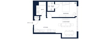 1 Bed/1 Bath-E2