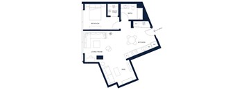 1 Bed/1 Bath-I2