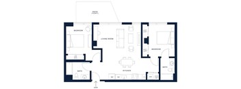 2 Bed/2 Bath-A4
