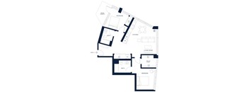 2 Bed/2 Bath-D1