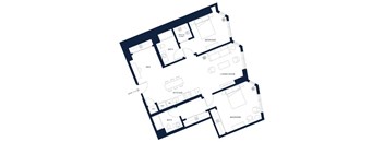 2 Bed/2 Bath-M