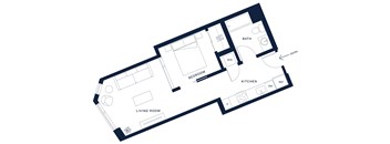 1 Bed/1 Bath-A