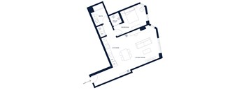 1 Bed/1 Bath-H
