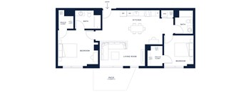 2 Bed/2 Bath-A5