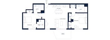 2 Bed/2 Bath-A6