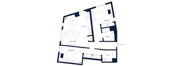 2 Bed/2 Bath-H