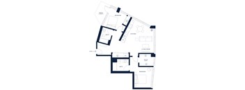 2 Bed/2 Bath-D1