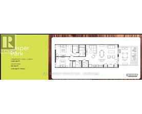 A floor plan for a property at Jasper Park shows a 2 bedroom, 2 bathroom apartment with a total size of 1,170 square feet.