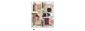 2 BR, 1.5 BA