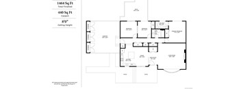 3/2 1464 sqft
