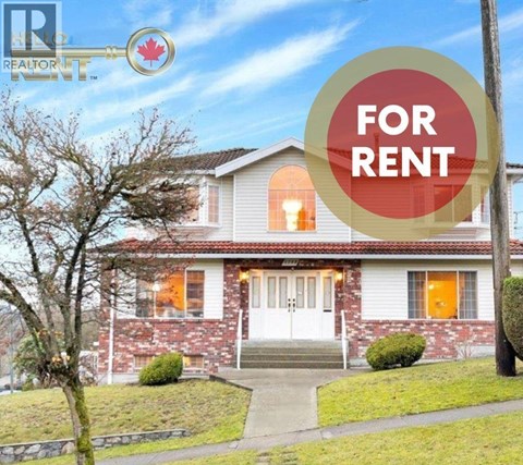 A house is for rent, as indicated by the sign in the image.