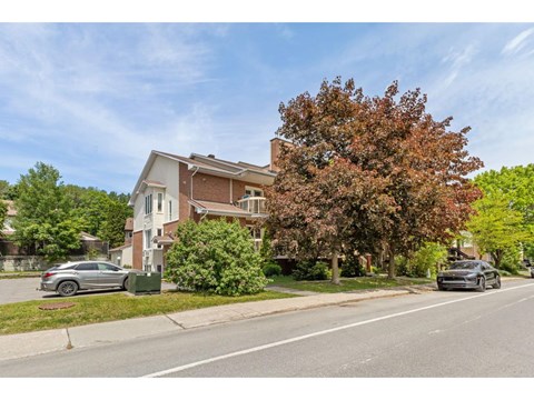 A house with a tree in front of it.
