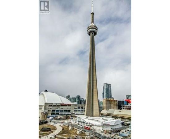 The CN Tower is a tall, slender, and pointed structure.