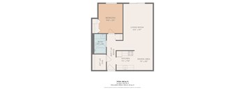 1 Bedroom Garden View