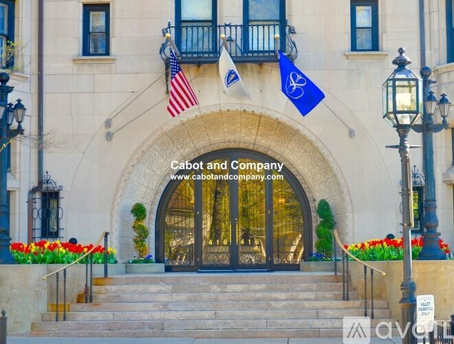 The front of a building with the name "Cabot and Company" on it.