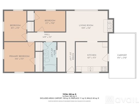 3348 Mccoy Rd 3 Beds Apartment for Rent