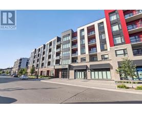 A street view of a multi-story building with the number 3265 on it.