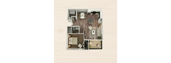 1 Bedroom, 1 Bathroom