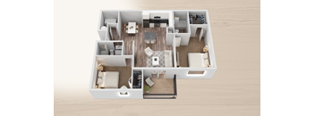 2 Bedrooms, 2 Bathrooms