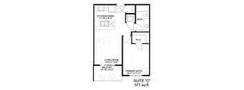 Layout C - 1B1B