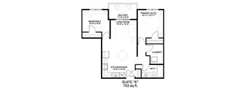 Layout E - 2B1B