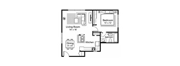 1 Bedroom 1 Bathroom