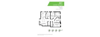 Studio, 2 Bathrooms