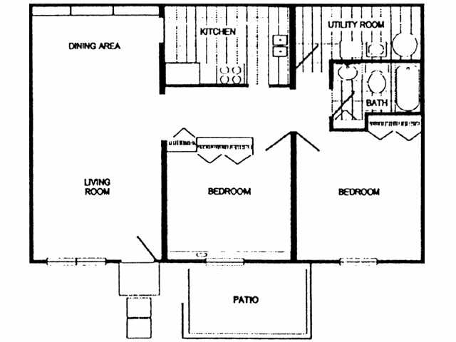 Two Bedroom / Two Bath