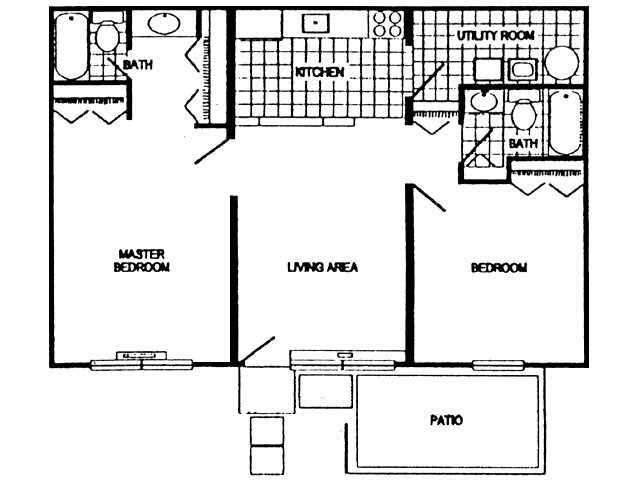 Two Bedroom / One Bath