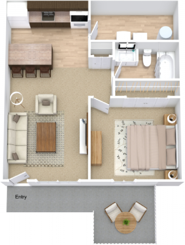 One Bedroom / One Bath