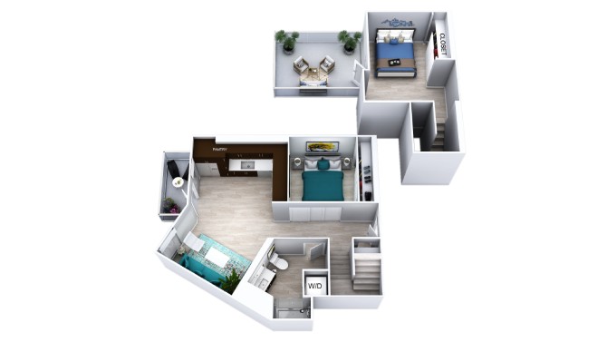 Santa Cruz Loft w/ Den