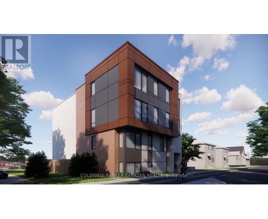 A modern building with a glass facade is depicted in the image.
