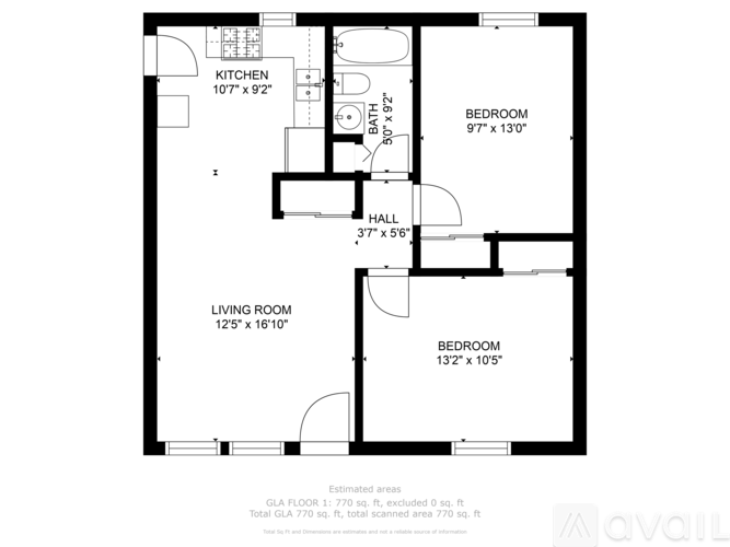 1 Cameron Drive 2 Beds Apartment for Rent - Photo gallery 3