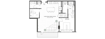 One Bedroom Den Penthouse