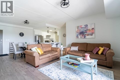 A living room with two couches and a coffee table.