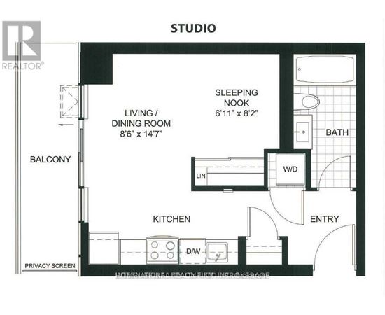2402 - 225 SACKVILLE STREET Studio Apartment, Condo, Home for Rent - Photo gallery 3