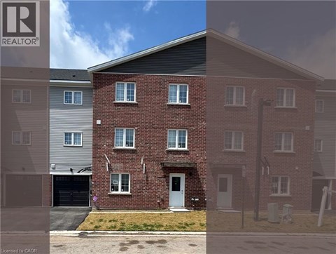 A brick house with a garage is shown in the image.