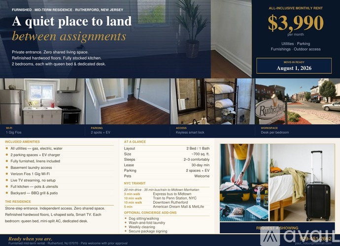 17 Hackett Place 2 Beds Townhouse for Rent - Photo gallery 1
