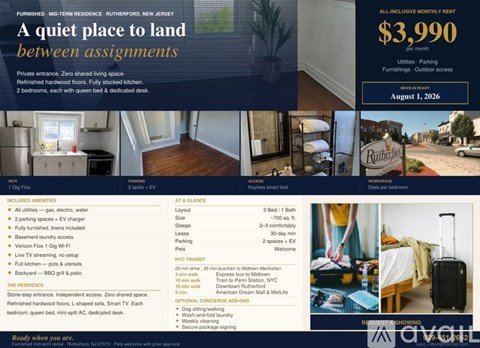 17 Hackett Place 2 Beds Apartment for Rent