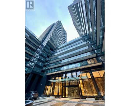 A modern building with glass and steel is the Bay Street Group Building in Brooklyn.