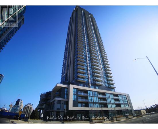 A tall building with the words "Real One Realty Inc." on the front.
