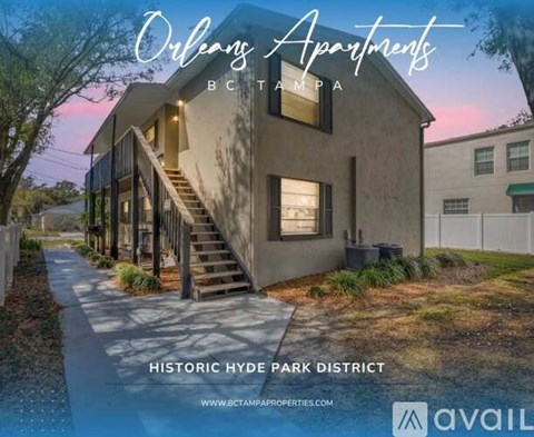 A modern apartment building in the historic Hyde Park district.