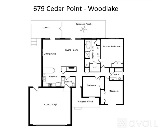 679 Cedar Point 3 Beds Single Family Home for Rent - Photo gallery 1