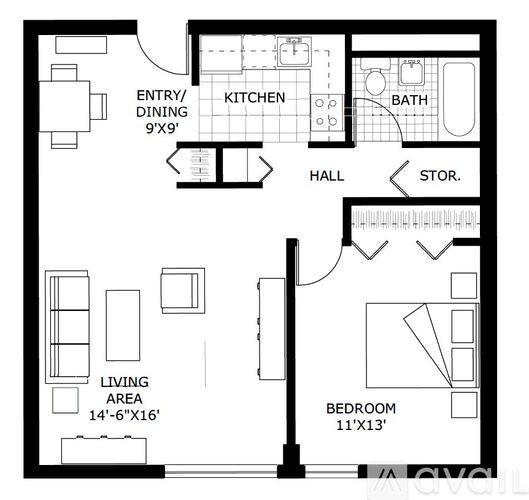 28 Exeter St 1 Apartment for Rent - Photo gallery 5