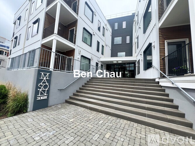 A modern building with the name "Ben Chau" on the wall.