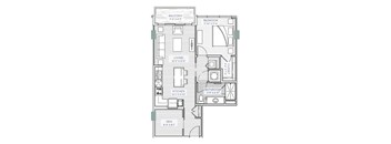 One Bedroom Den - Penthouse